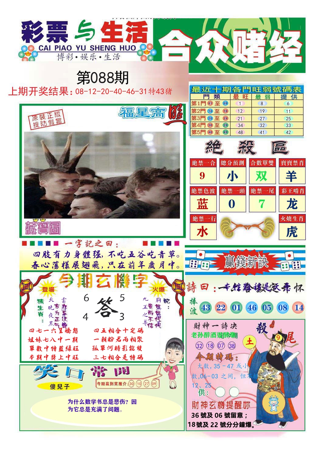 合众赌经 第88期