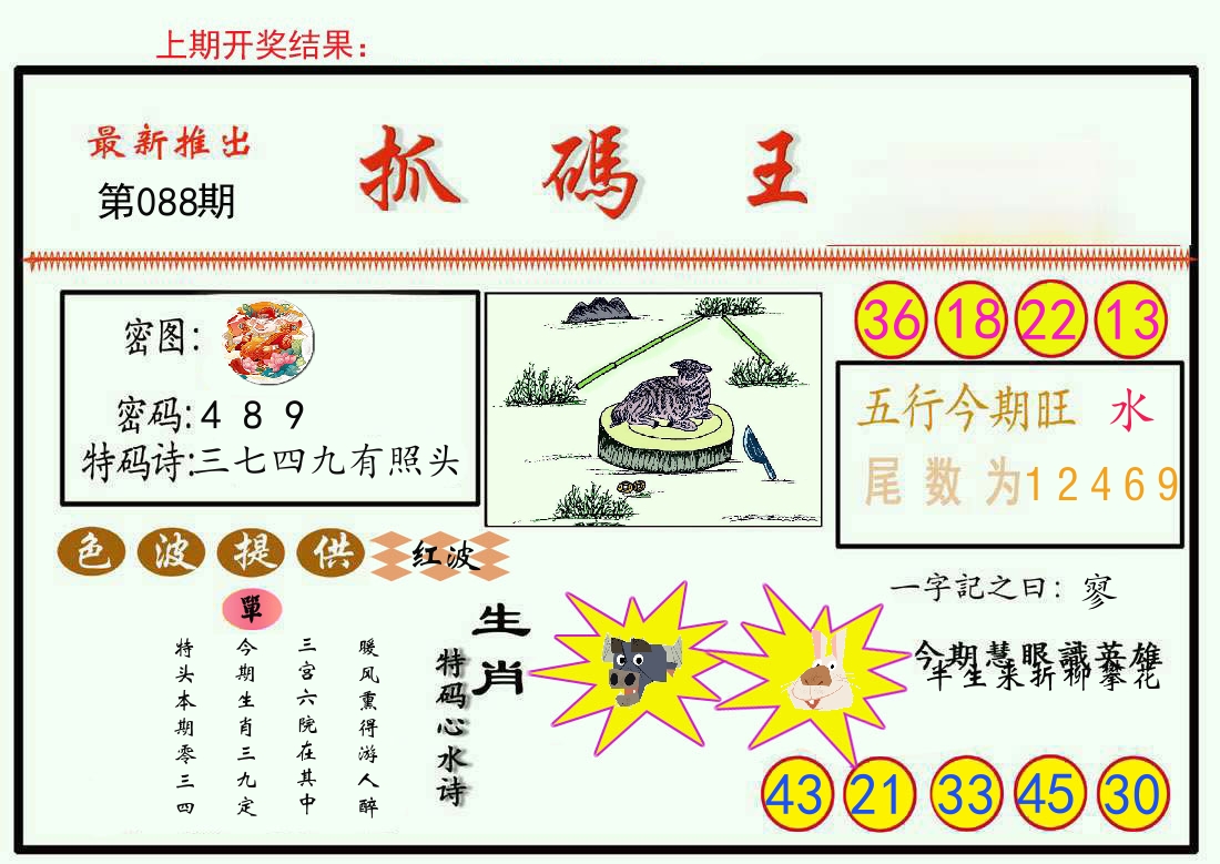 最新抓码王 第88期