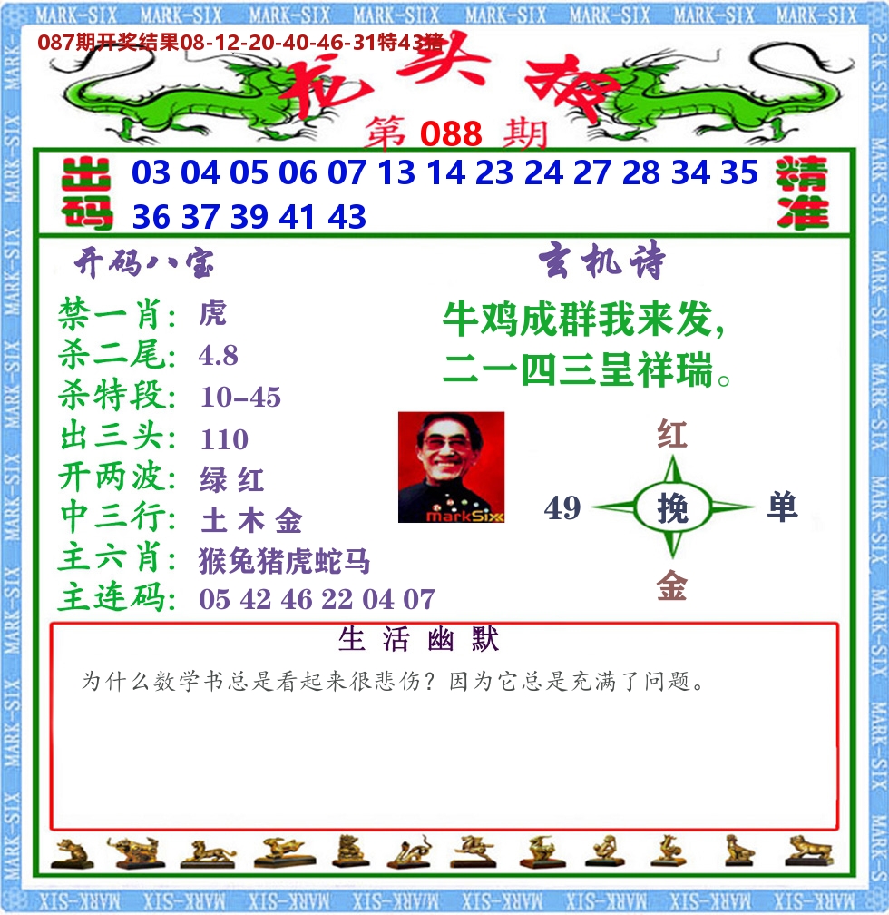 澳门龙头报 第88期