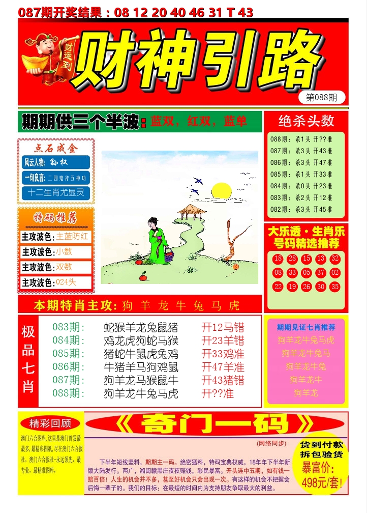 财神引路 第88期