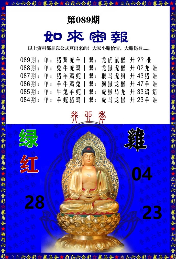 如来密报 第89期
