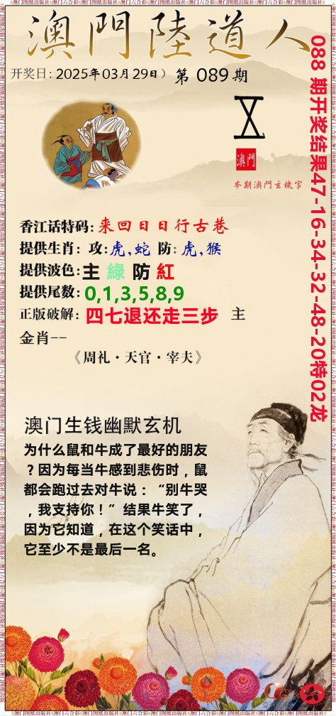 澳门陆道人 第89期