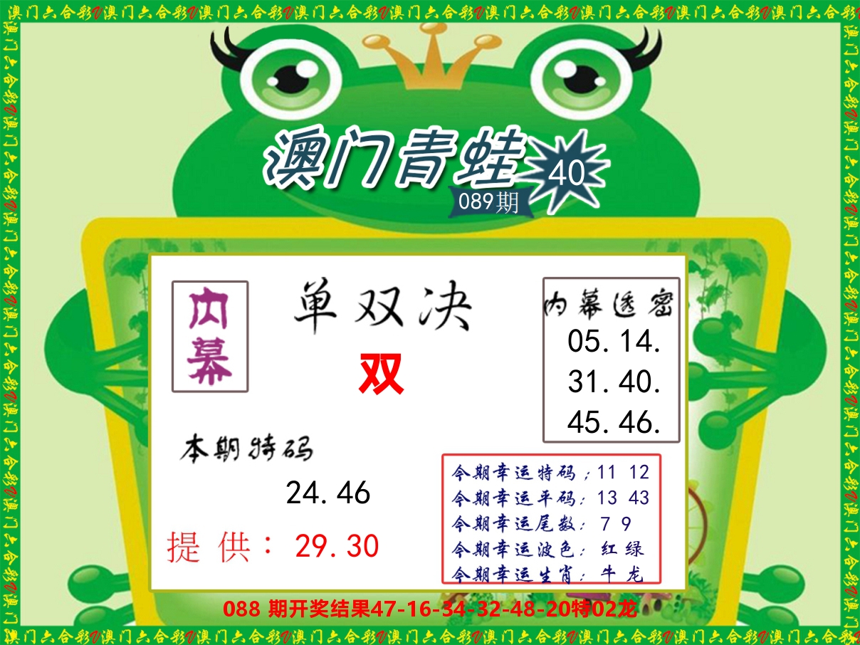 青蛙系列50 第89期