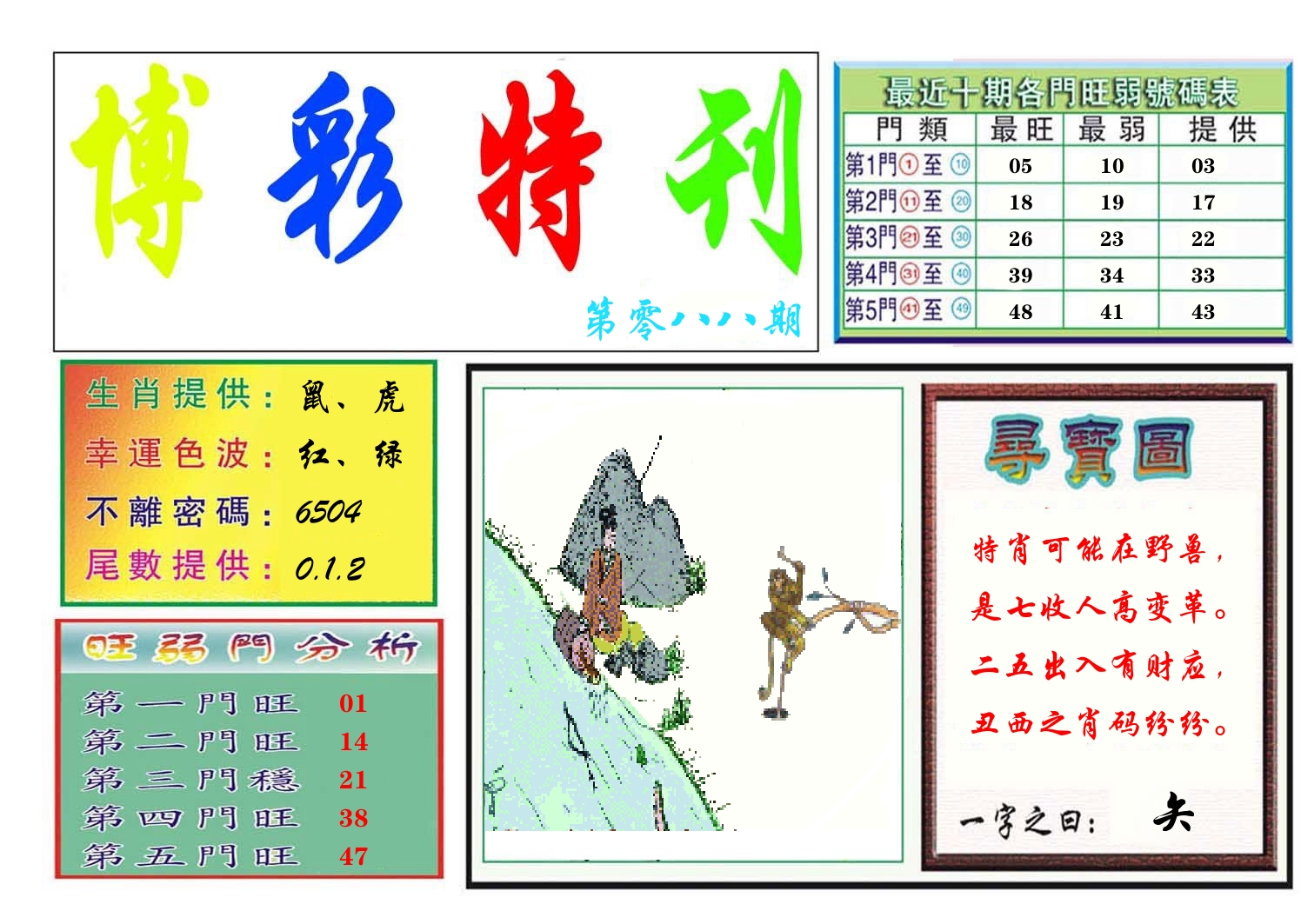 博彩特刊 第89期