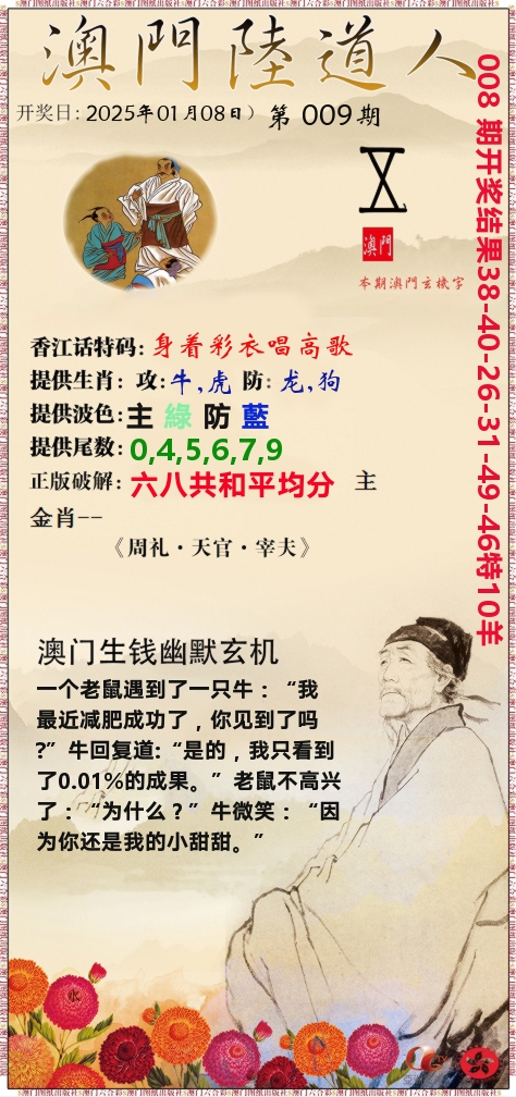 澳门陆道人 第9期