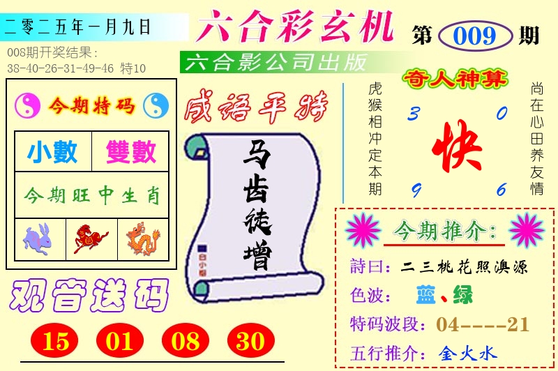 澳门六合玄机 第9期
