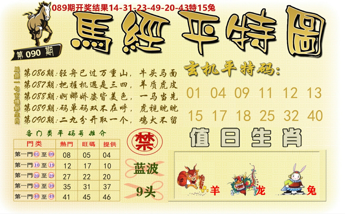 澳门平特图 第90期
