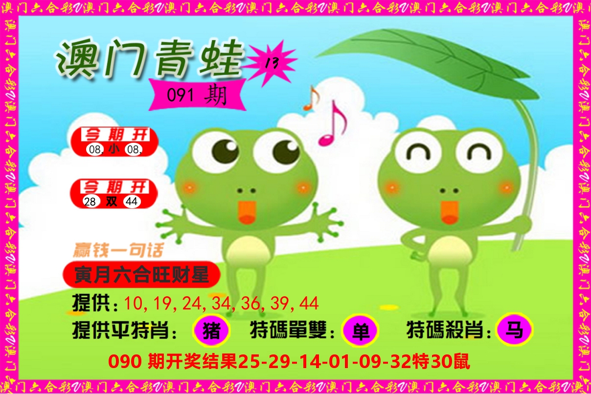 青蛙系列13 第91期