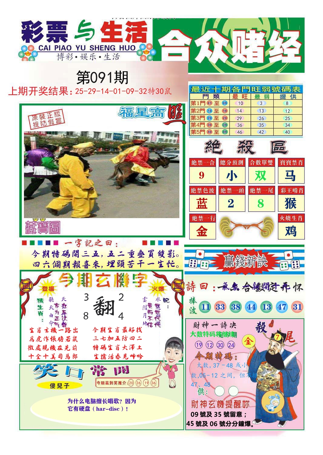 合众赌经 第91期