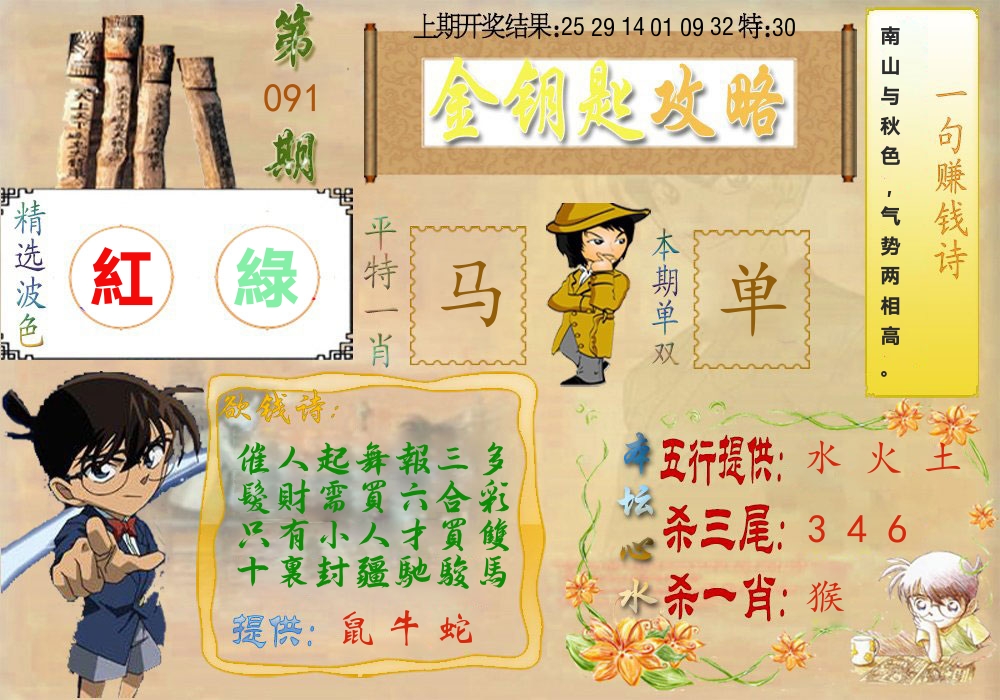 《金钥匙攻略》 第91期