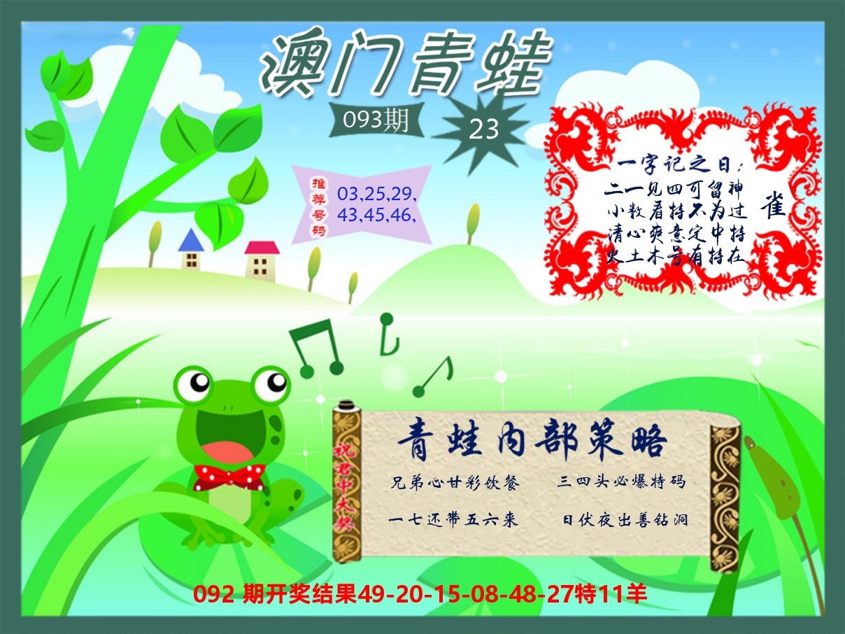 青蛙系列23 第93期