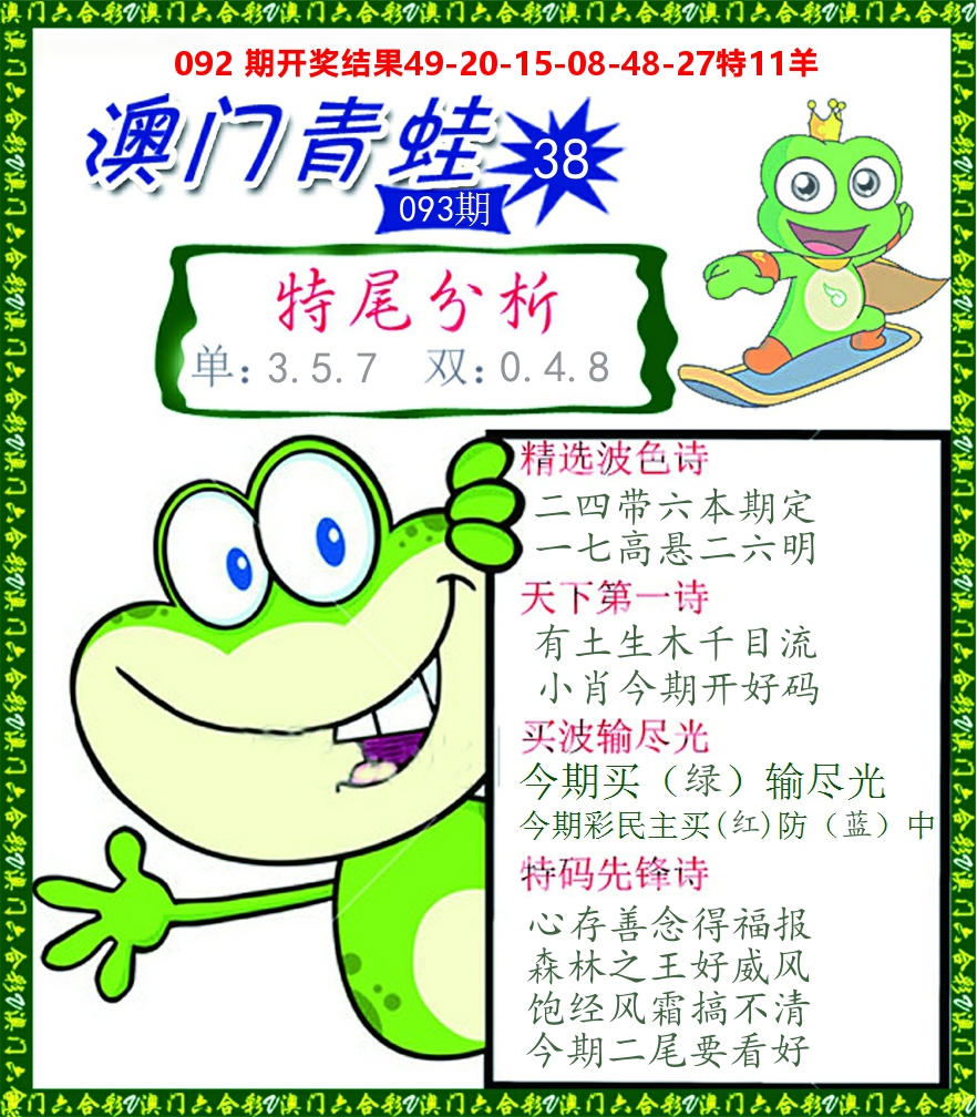 青蛙系列38 第93期