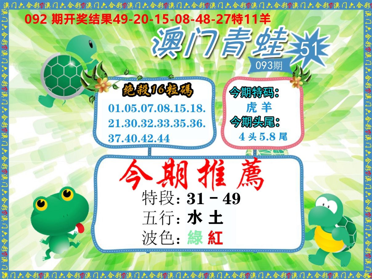 青蛙系列51 第93期