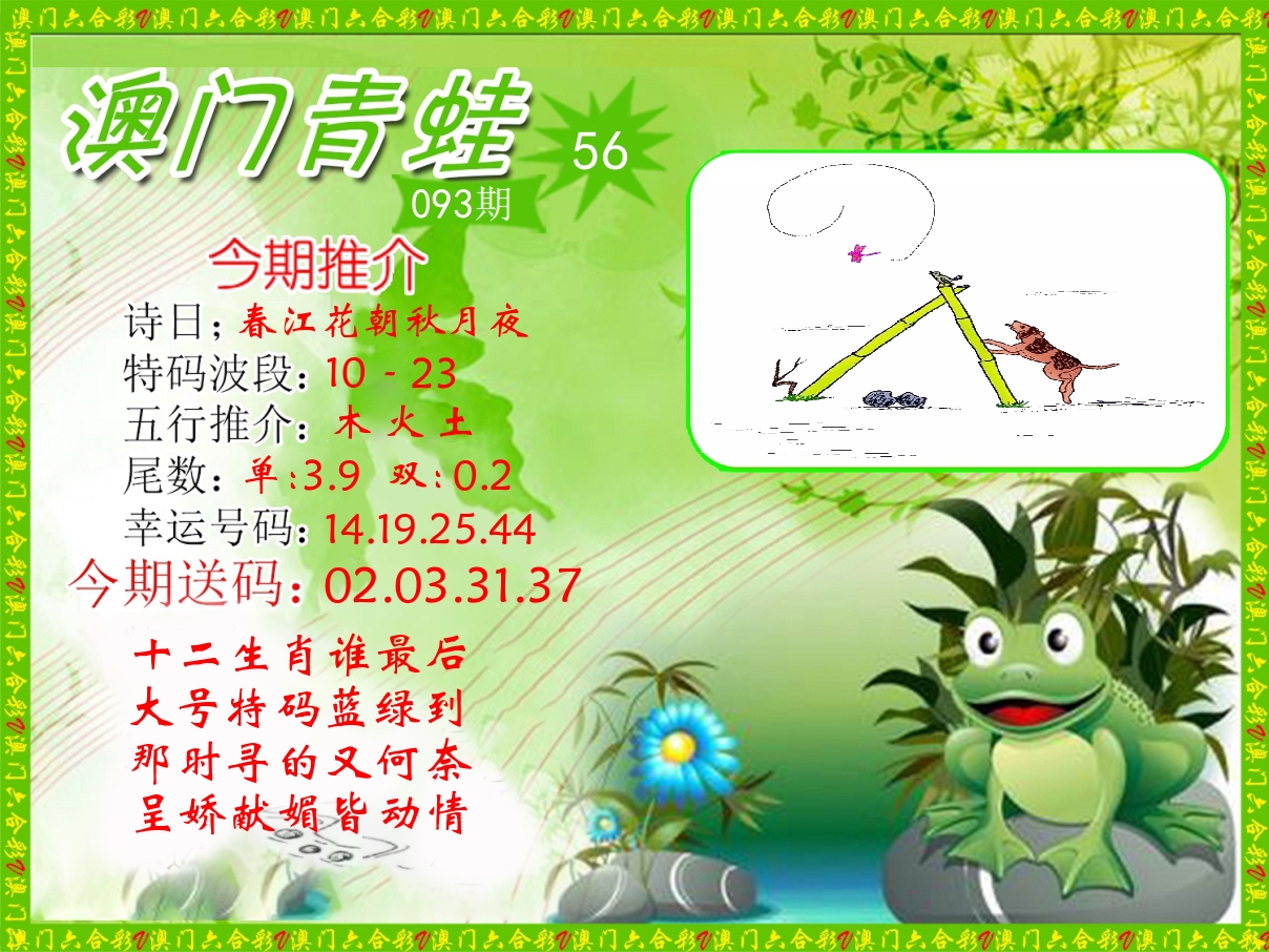 青蛙系列56 第93期