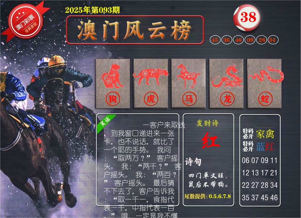 澳门风云榜 第93期