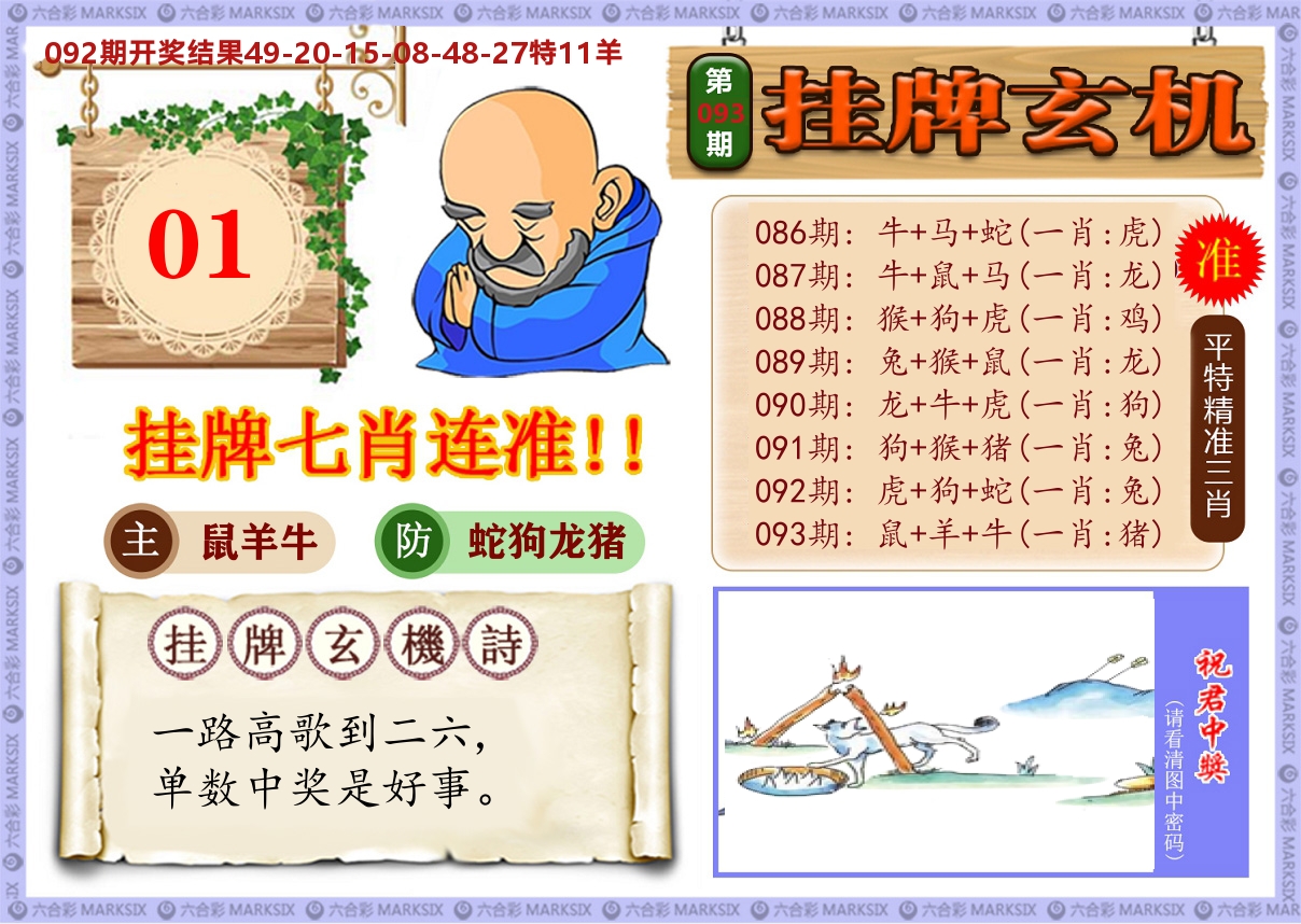 澳门挂牌玄机 第93期
