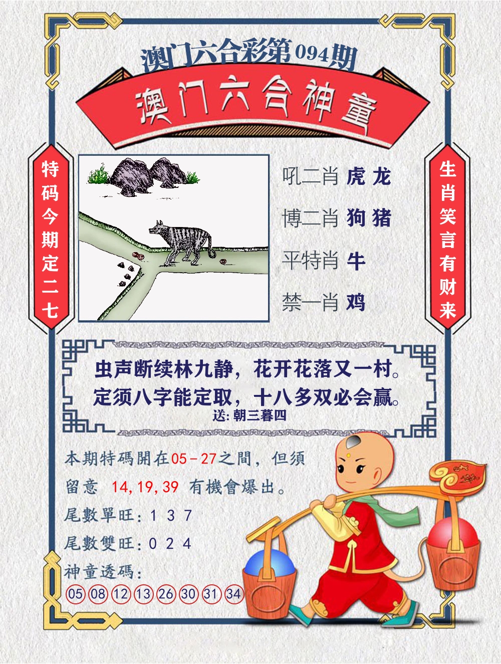 六合神童 第94期