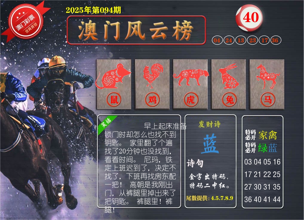 澳门风云榜 第94期