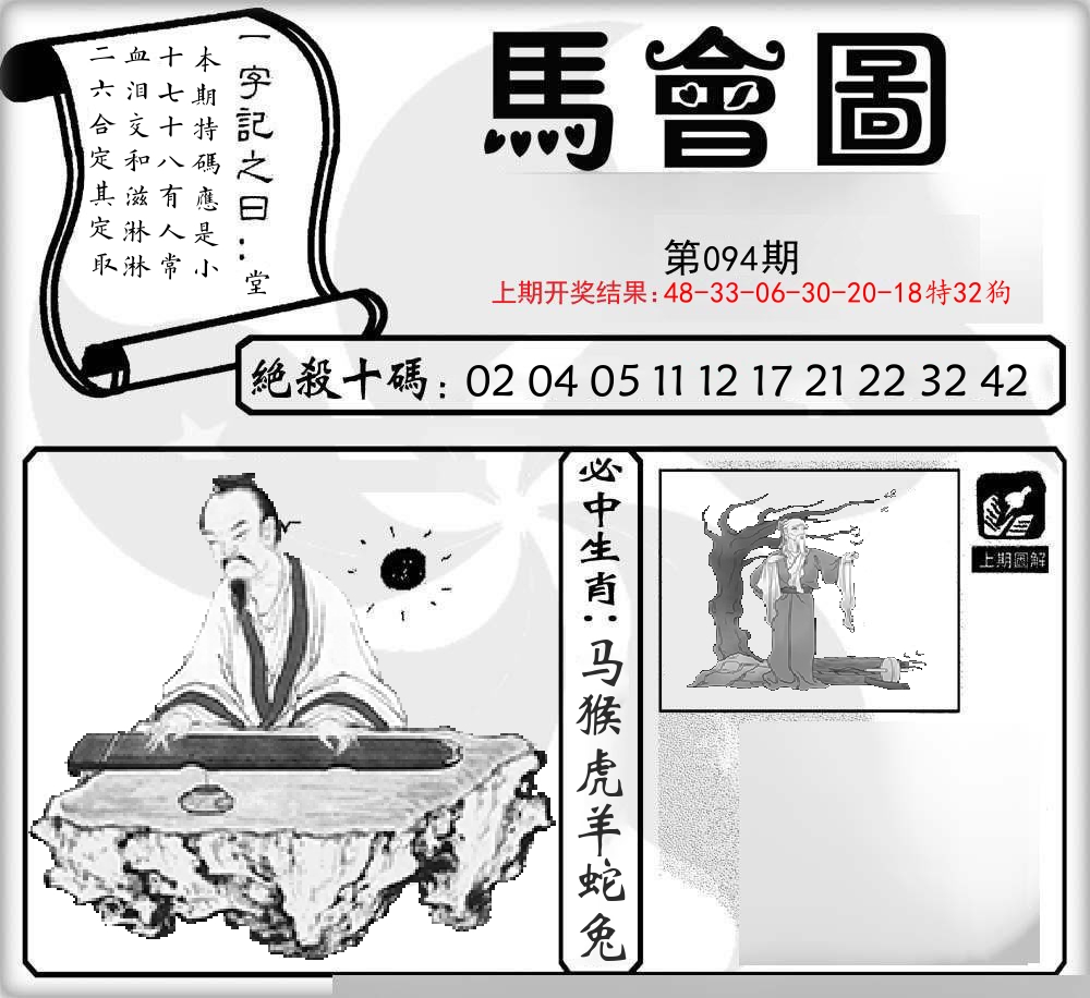 马会图 第94期