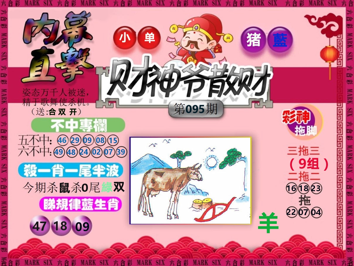 财神爷散财 第95期