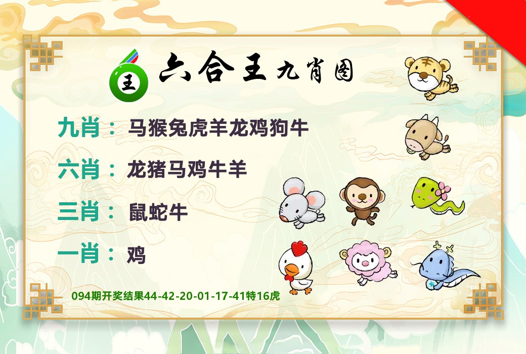 六合王九肖图 第95期