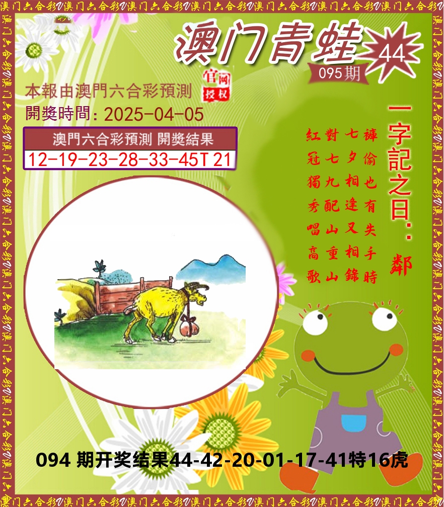 青蛙系列44 第95期