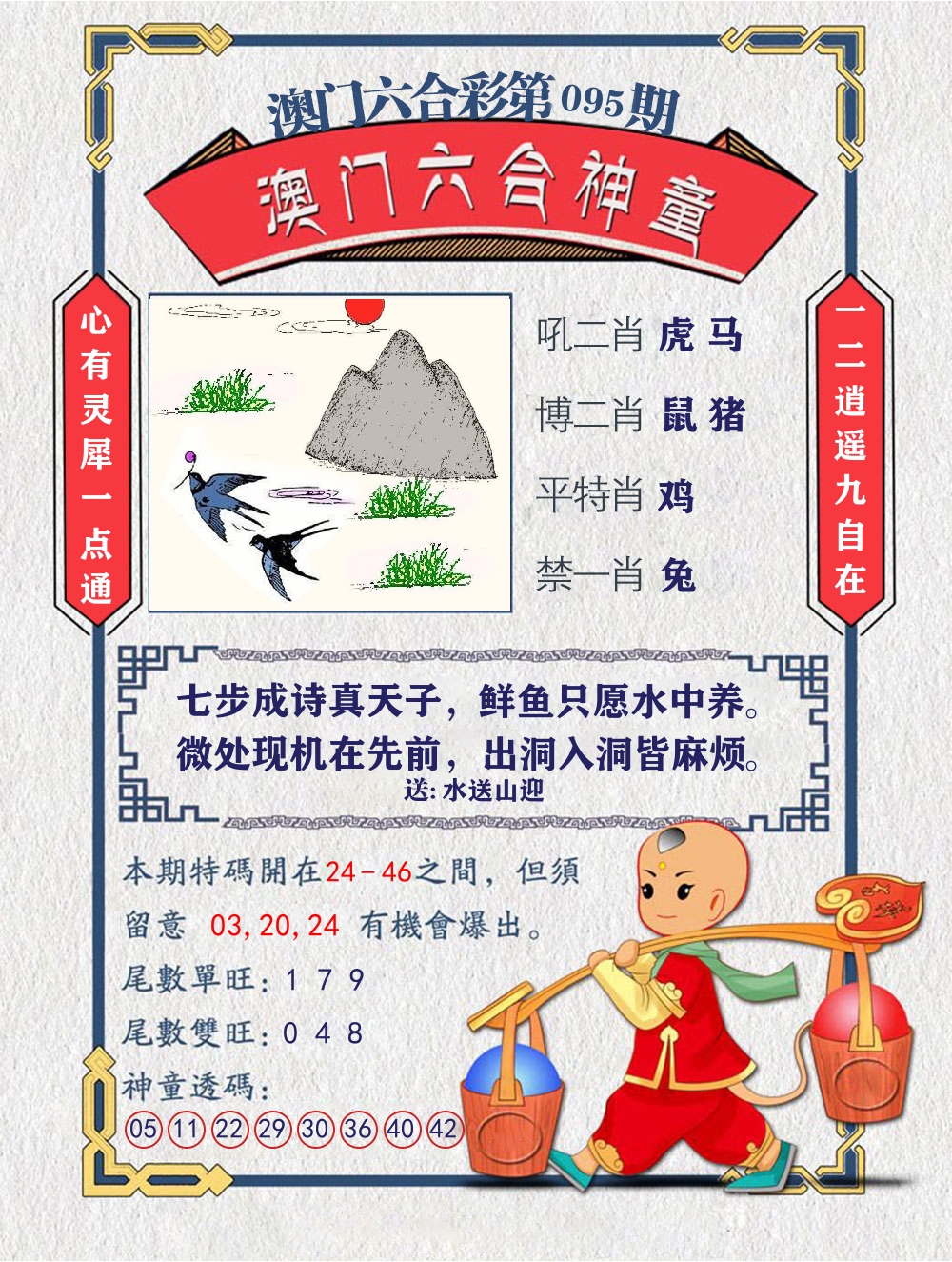 六合神童 第95期