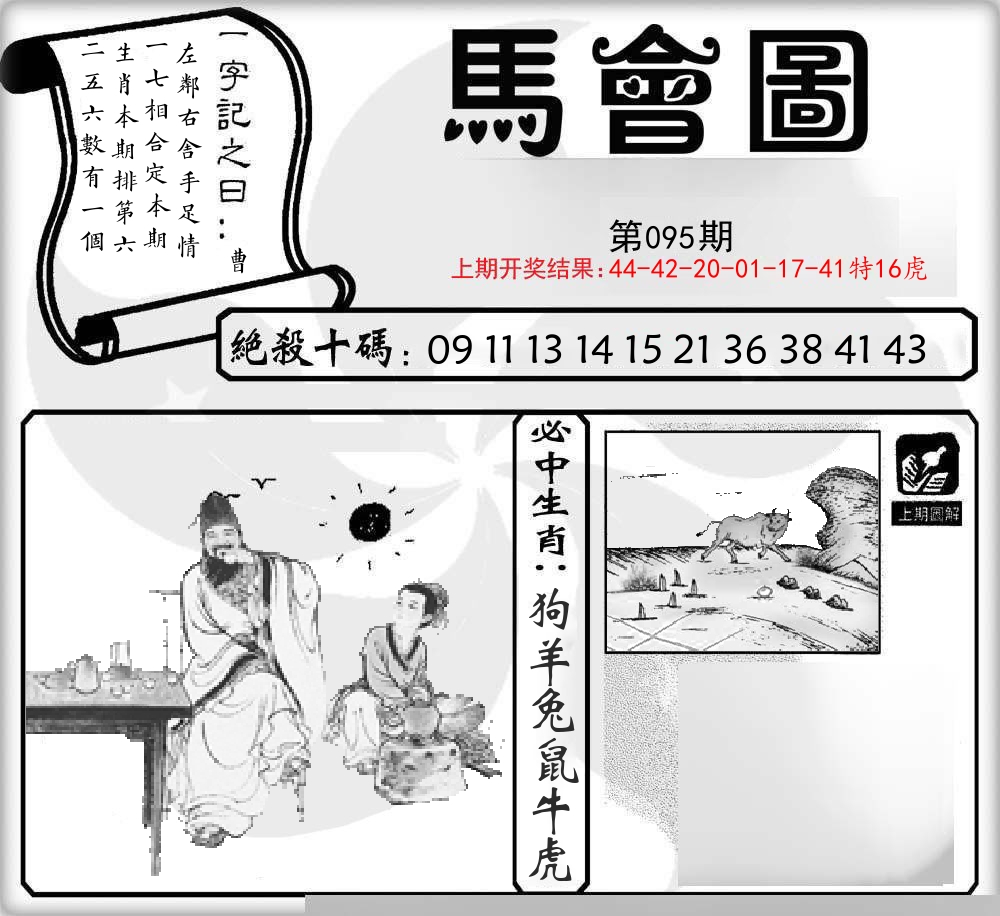 马会图 第95期