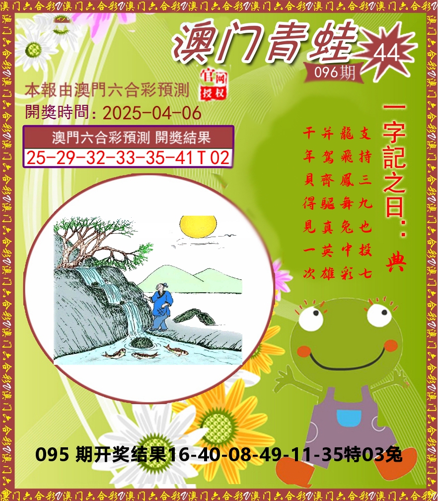 青蛙系列44 第96期