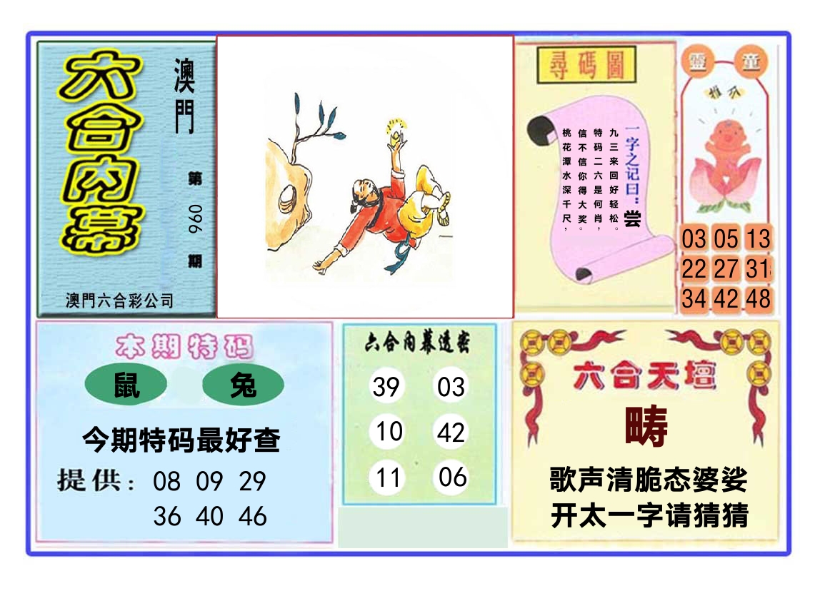 六合内幕 第96期