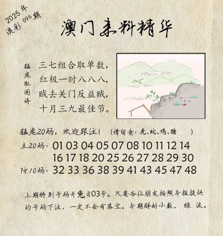 精华来料 第96期