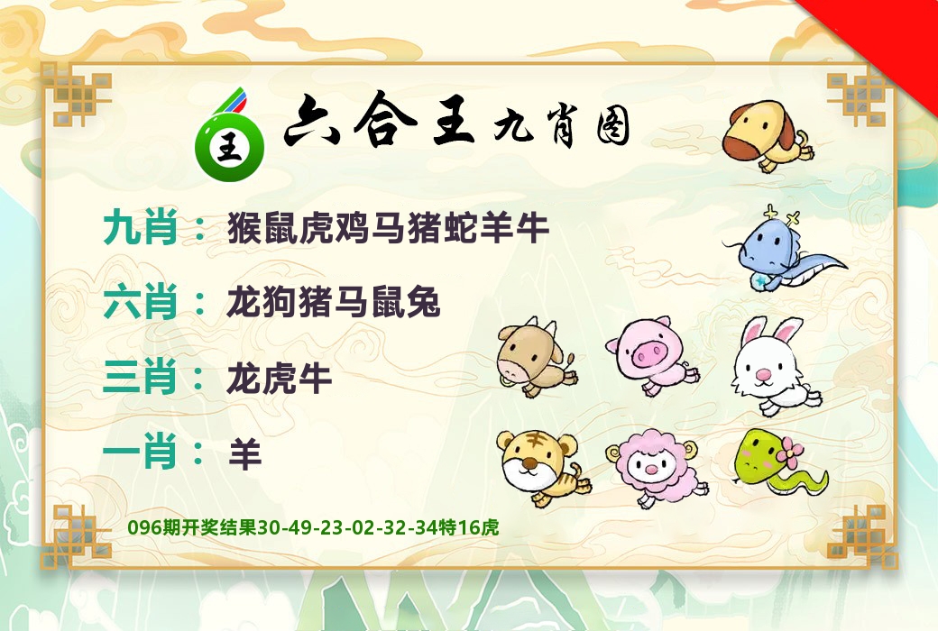 六合王九肖图 第97期