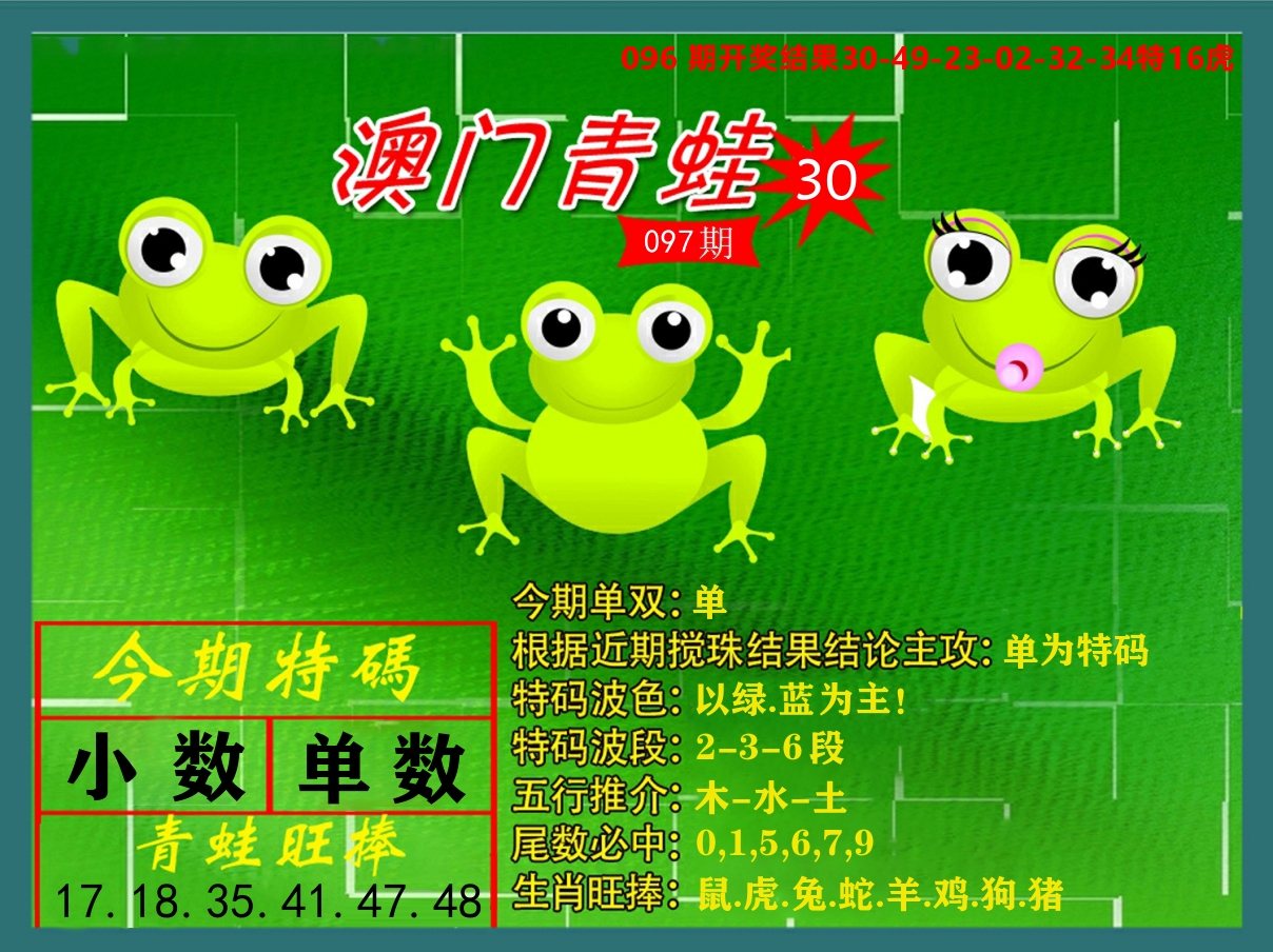 青蛙系列30 第97期