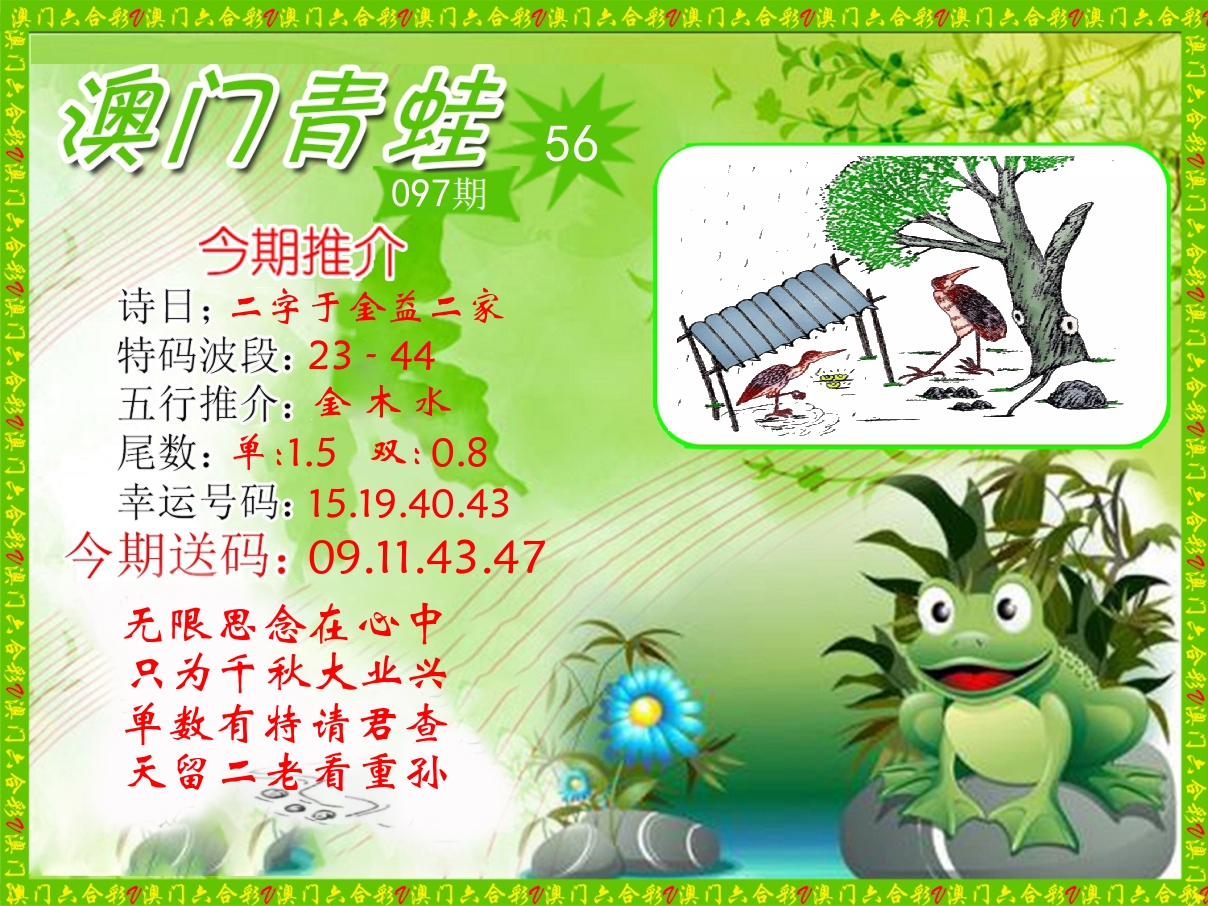青蛙系列56 第97期