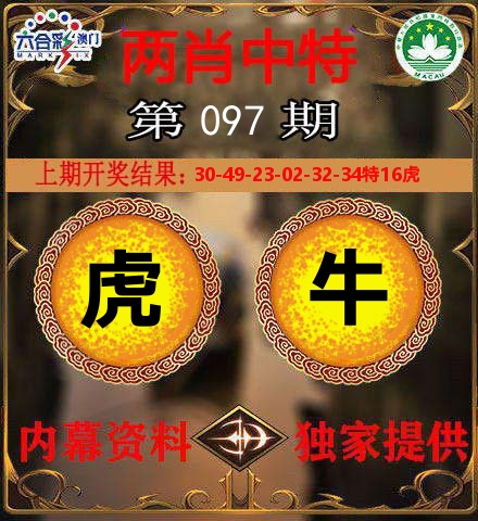 两肖中特 第97期