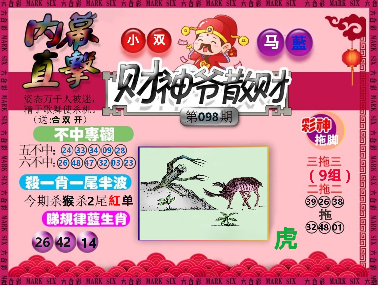 财神爷散财 第98期