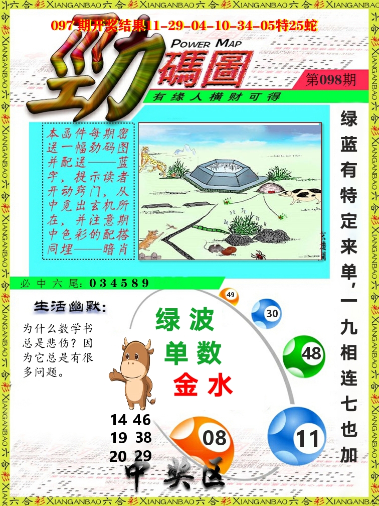 劲码图 第98期