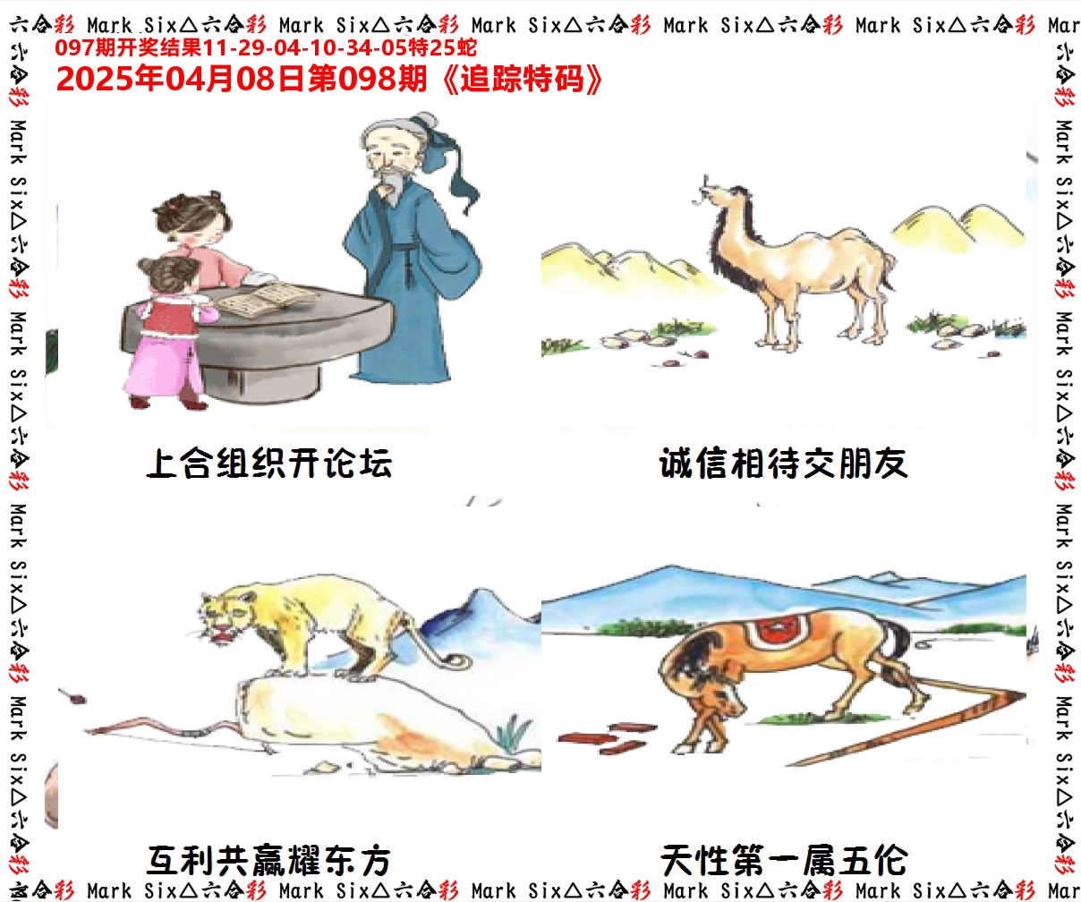 追踪特码 第98期