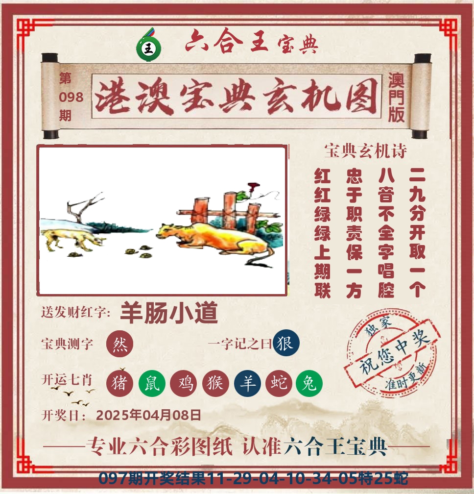 六合王宝典玄机 第98期