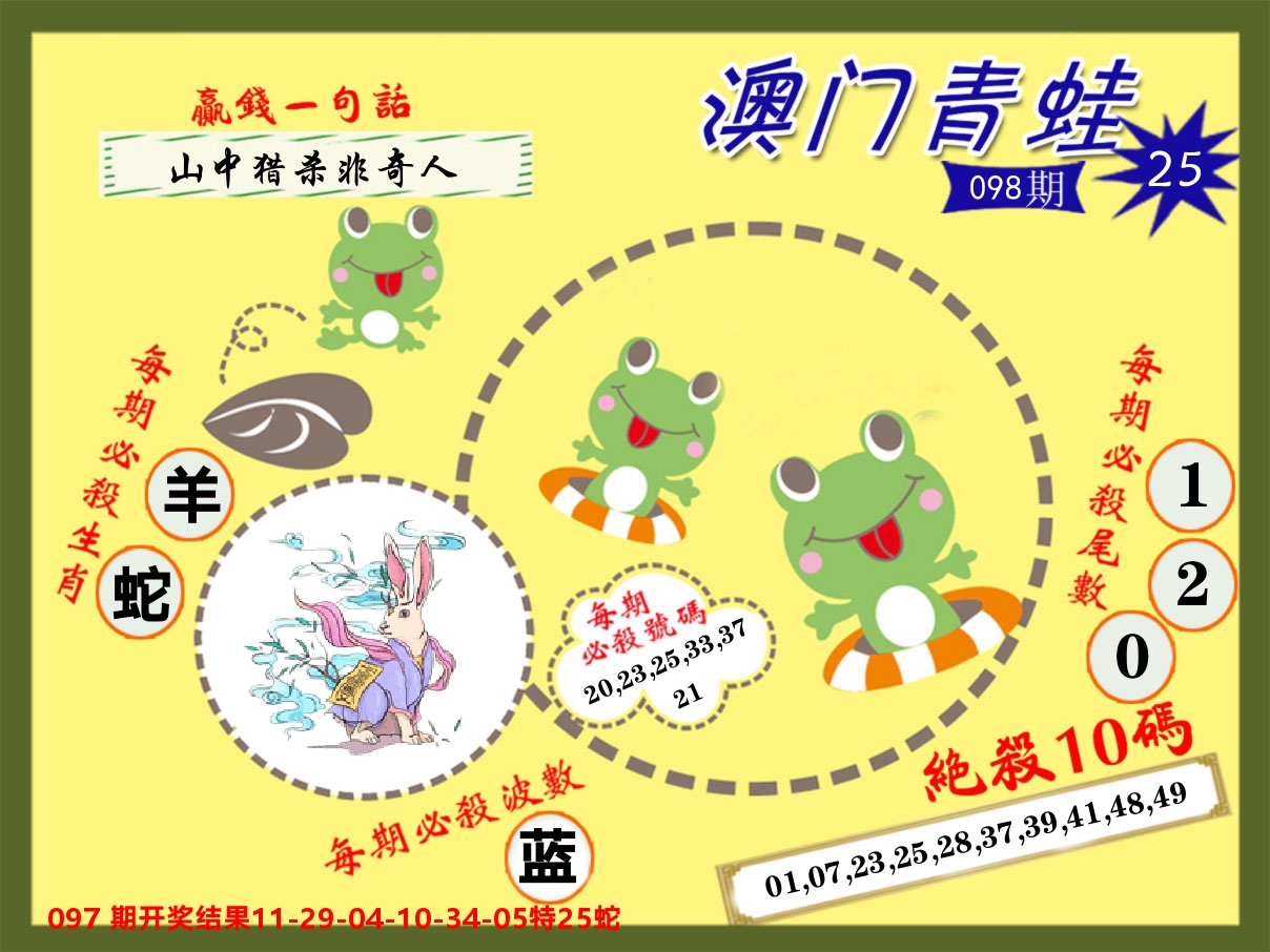 青蛙系列25 第98期