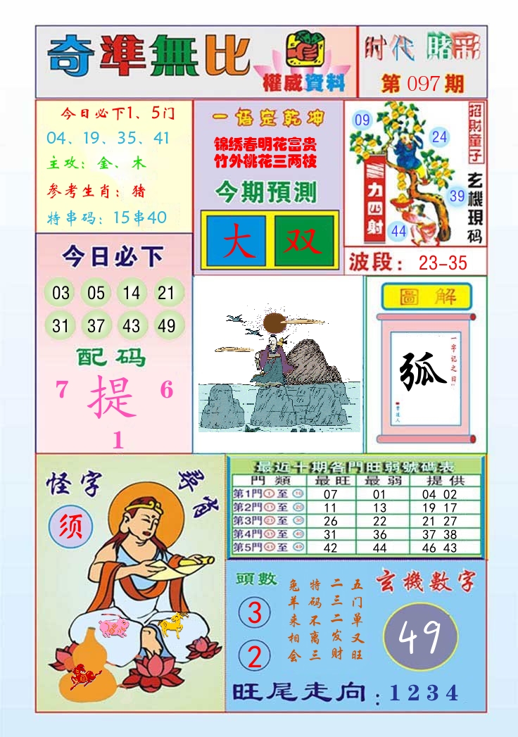时代赌彩 第98期