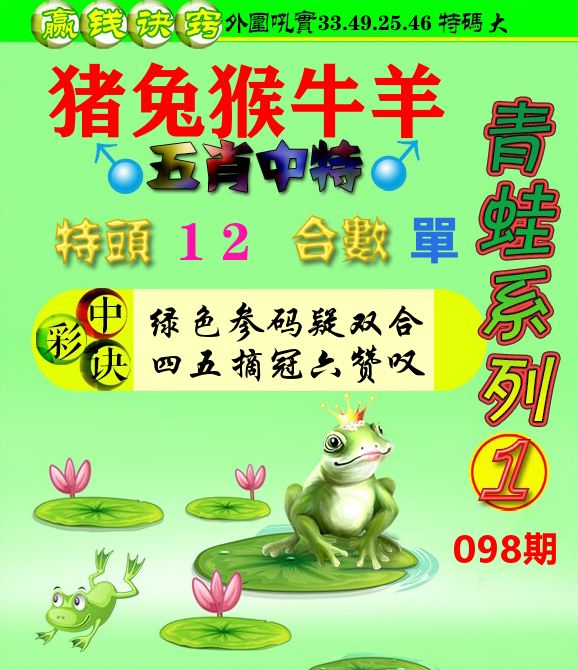 青蛙彩图 第98期