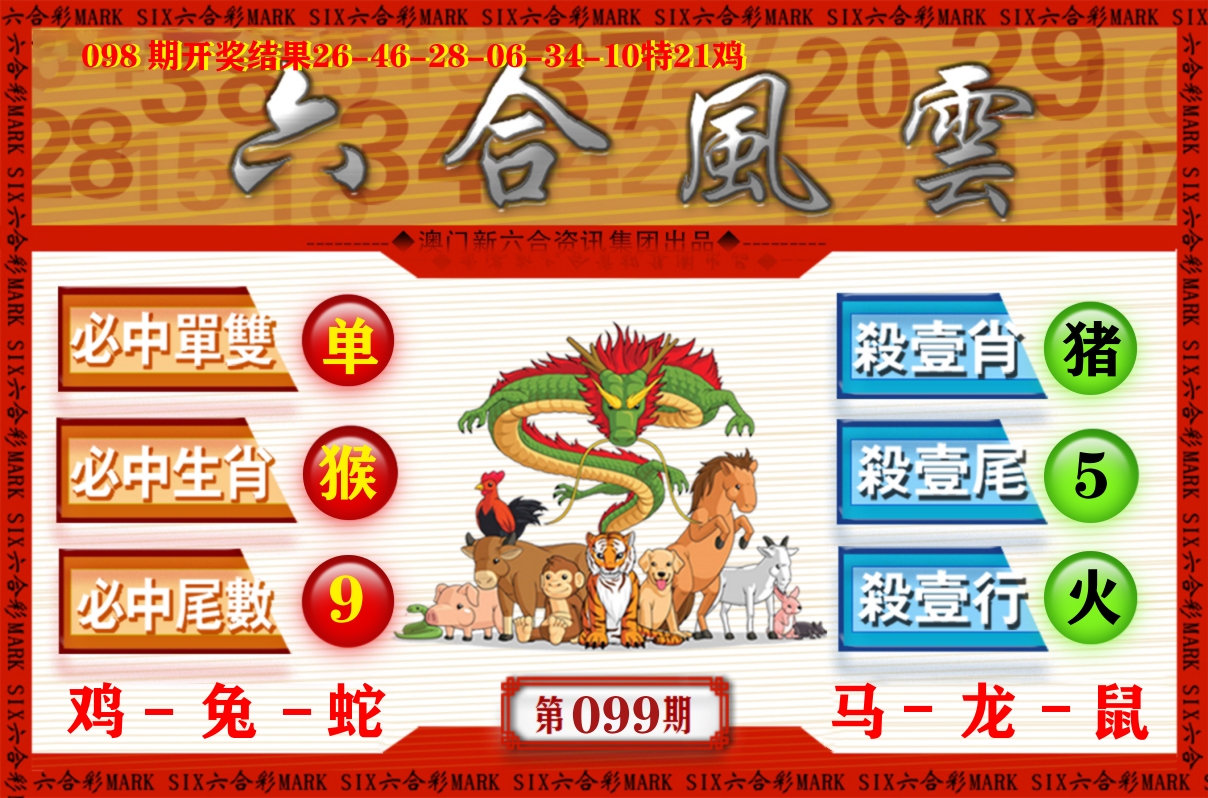 六合风云 第99期