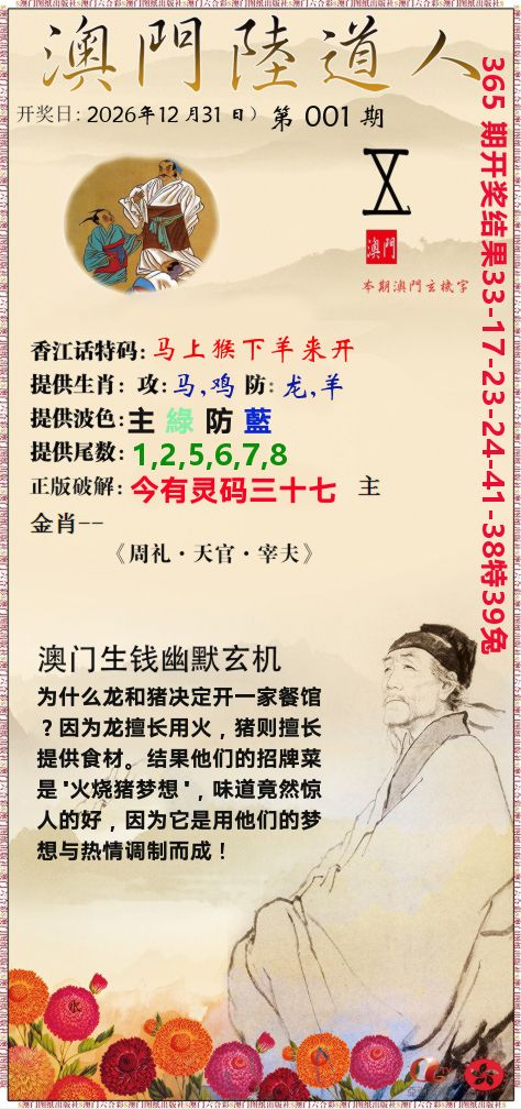 澳门陆道人 第1期