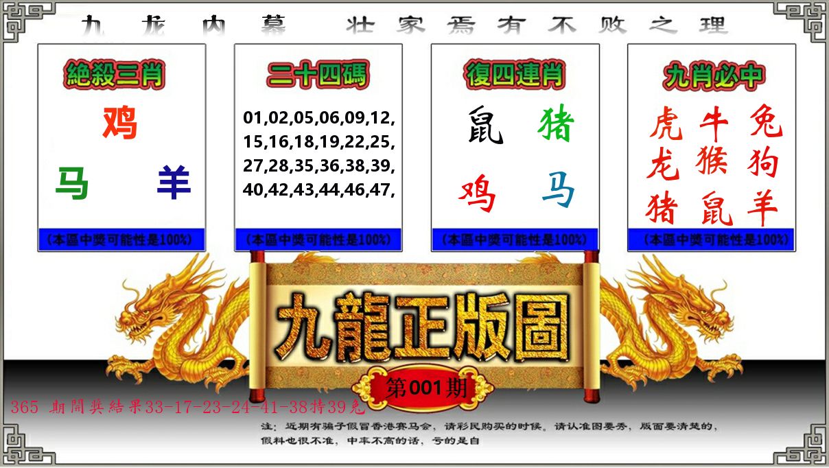 九龙正版图 第1期