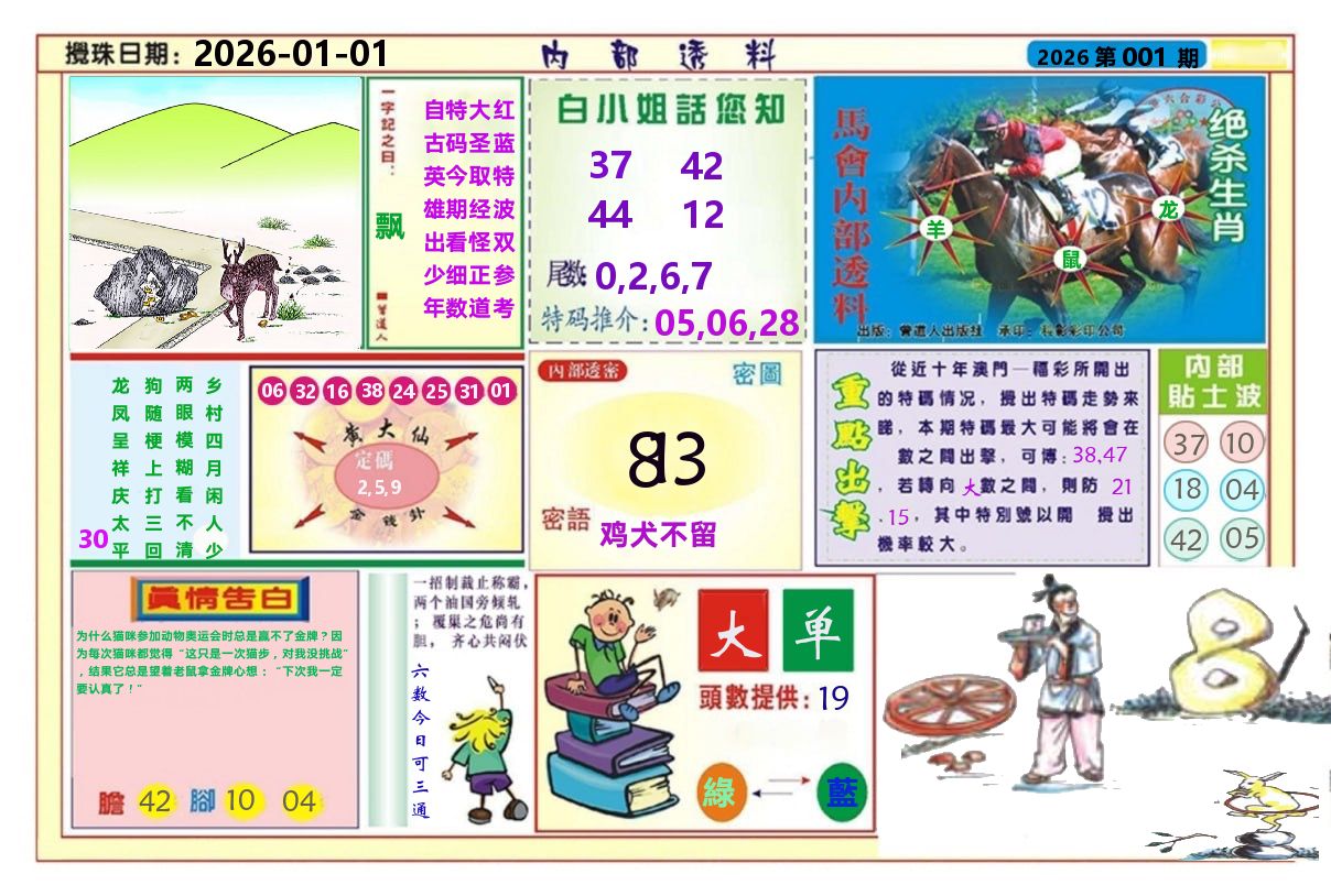 澳门内部透料A 第1期