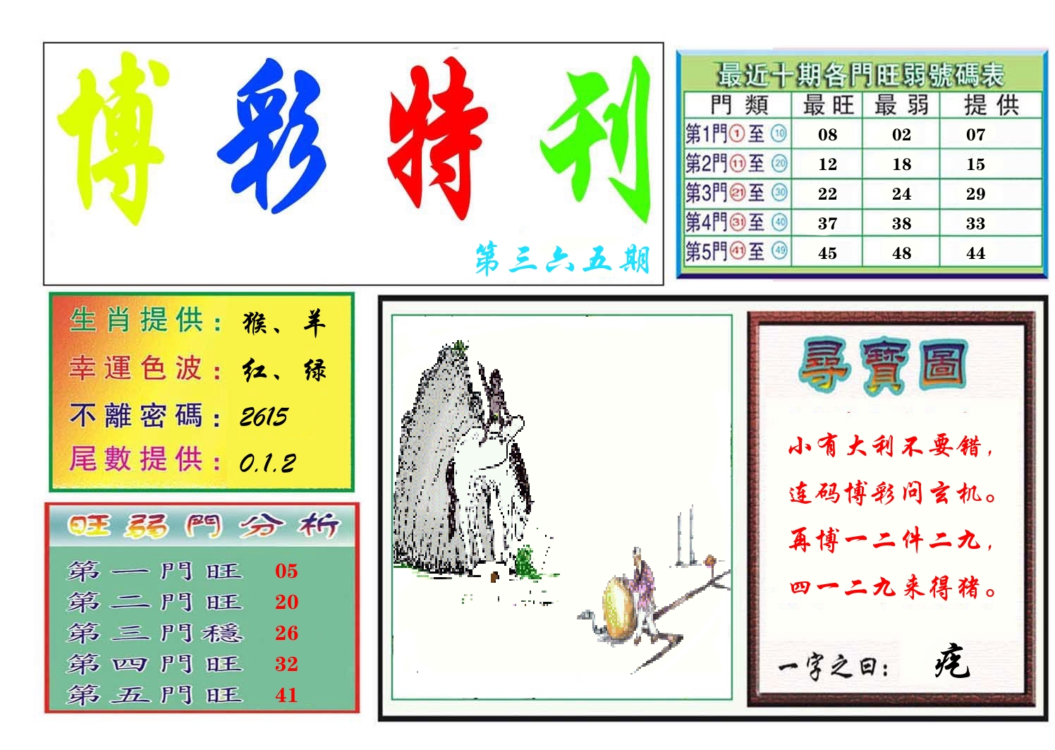 博彩特刊 第1期