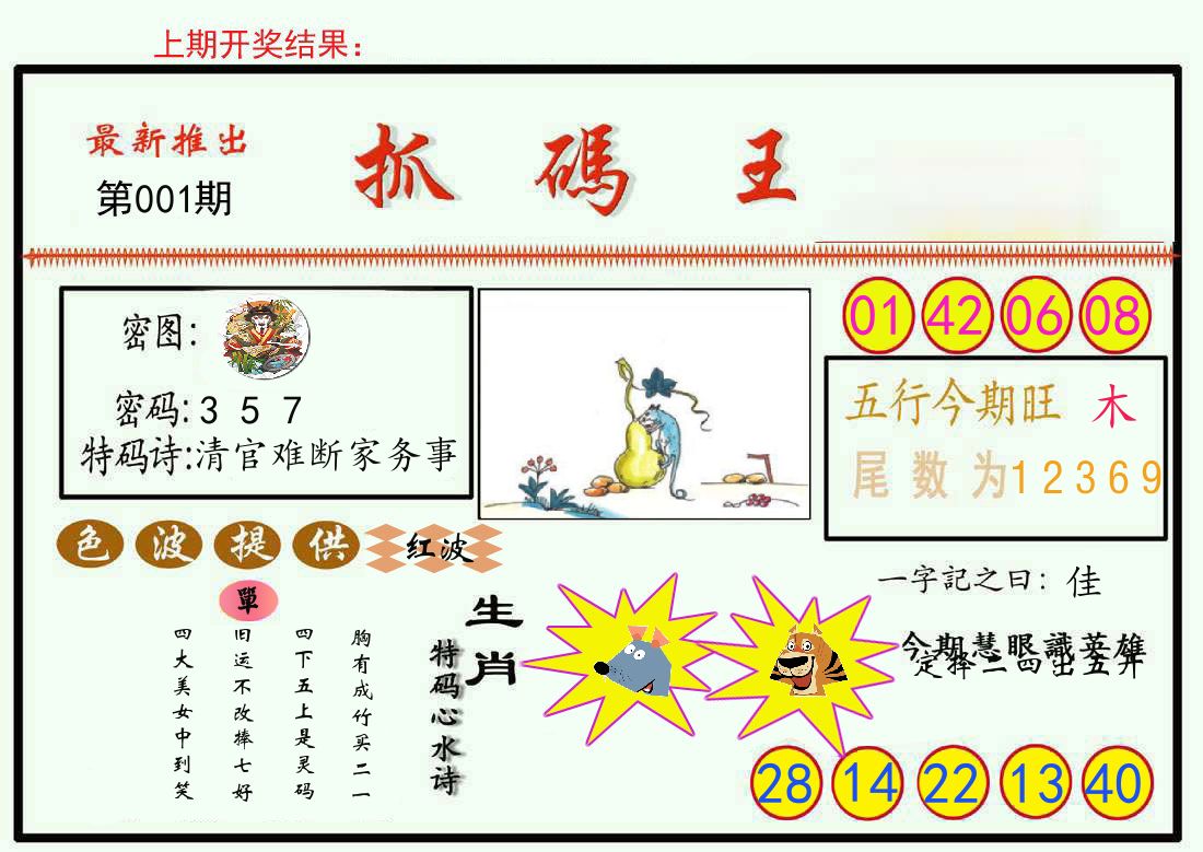 最新抓码王 第1期