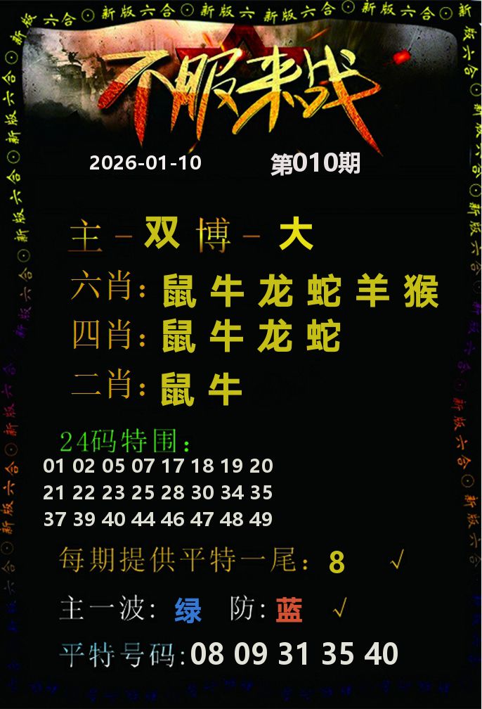 不服来战 第10期