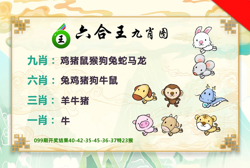 六合王九肖图 第100期